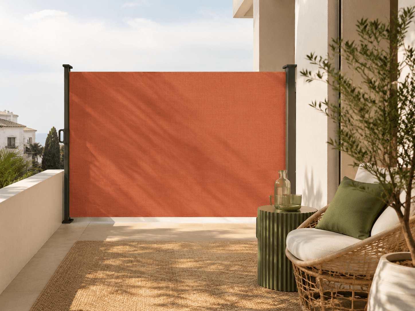 Retractable Side Privacy Panel